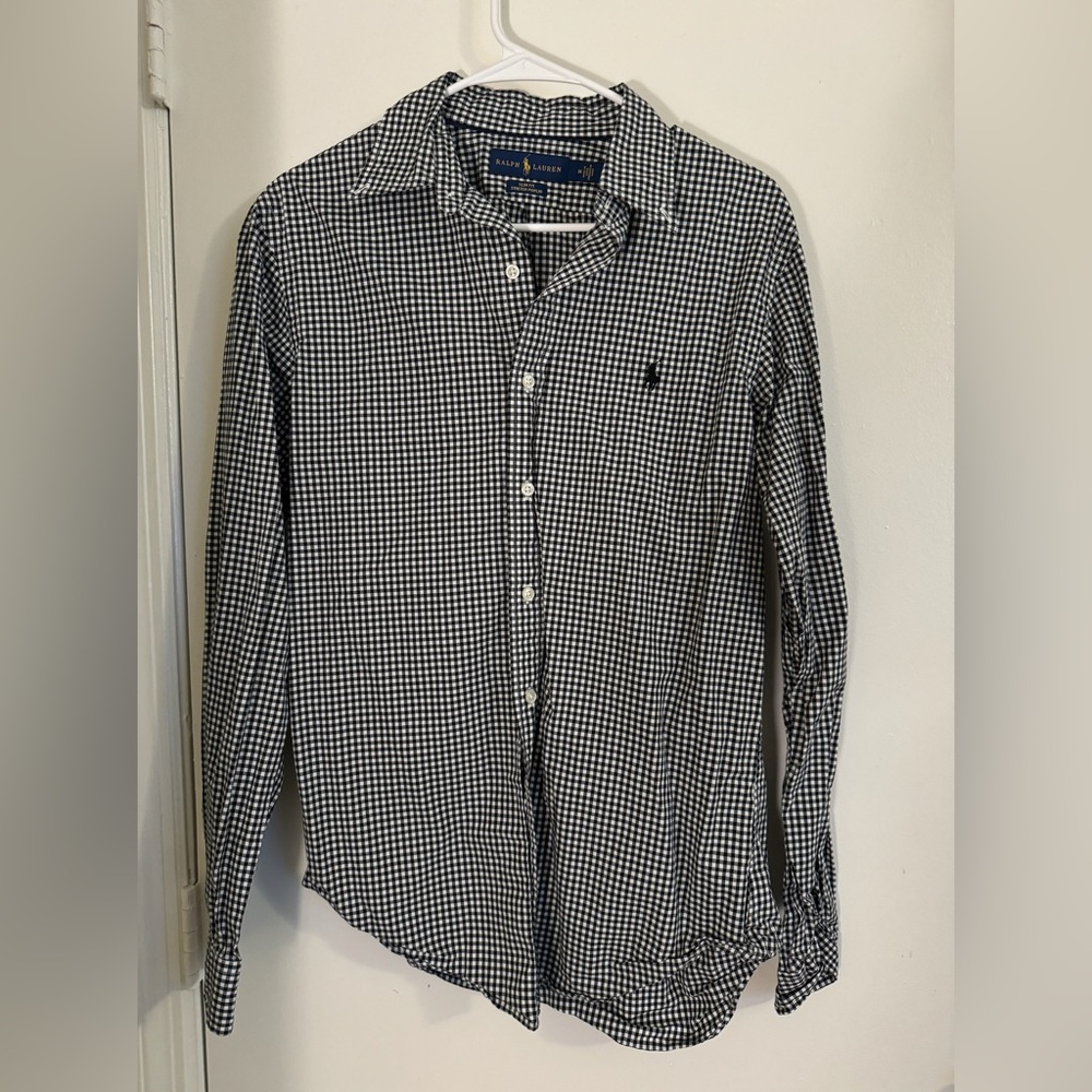 Ralph Lauren Checkered Mens Dress Shirt